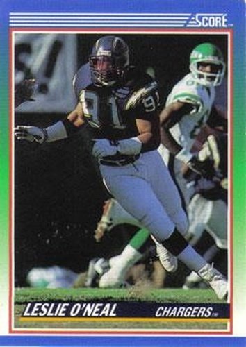 #8 Leslie O'Neal - San Diego Chargers - 1990 Score Football