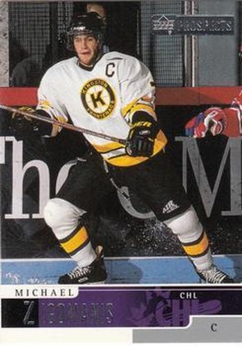 #8 Michael Zigomanis - Kingston Frontenacs - 1999-00 Upper Deck Prospects Hockey