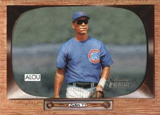 #8 Moises Alou - Chicago Cubs - 2004 Bowman Heritage Baseball