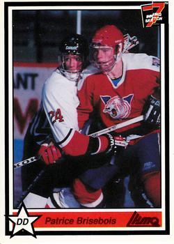 #8 Patrice Brisebois - Drummondville Voltigeurs - 1990-91 7th Inning Sketch QMJHL Hockey
