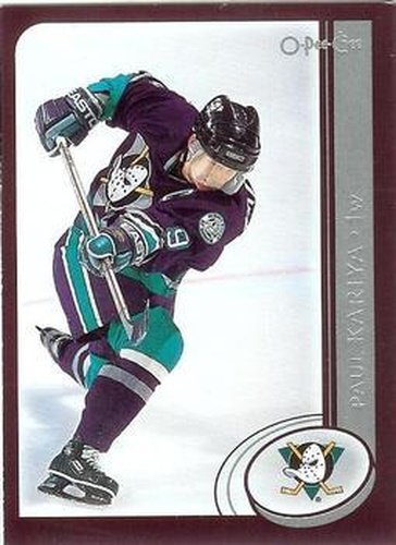 #8 Paul Kariya - Anaheim Mighty Ducks - 2002-03 O-Pee-Chee Hockey
