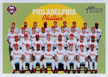 #8 Philadelphia Phillies - Philadelphia Phillies - 2008 Topps Heritage Baseball
