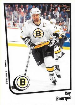 #8 Ray Bourque - Boston Bruins - 1994-95 Panini Hockey Stickers