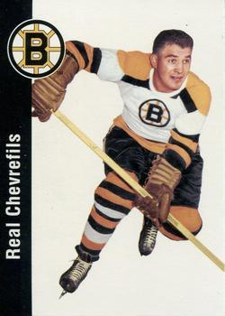 #8 Real Chevrefils - Boston Bruins - 1994 Parkhurst Missing Link 1956-57 Hockey