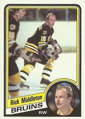 #8 Rick Middleton - Boston Bruins - 1984-85 Topps Hockey