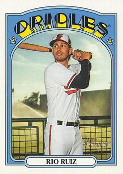 #8 Rio Ruiz - Baltimore Orioles - 2021 Topps Heritage Baseball