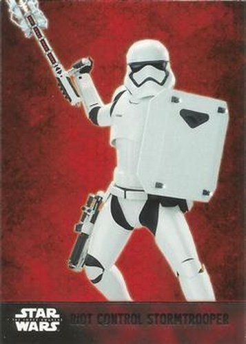 #8 Riot Control Stormtrooper - 2015 Topps Star Wars The Force Awakens