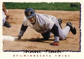 #8 Shane Mack - Minnesota Twins - 1995 Topps Baseball