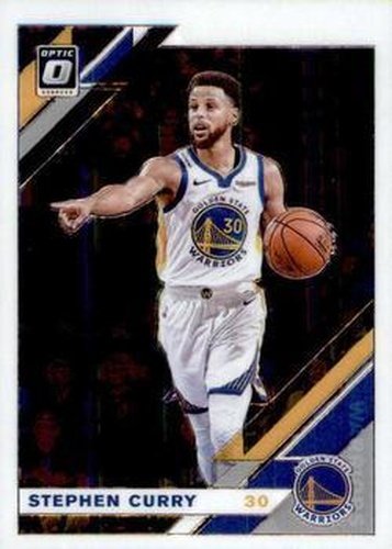 #8 Stephen Curry - Golden State Warriors - 2019-20 Donruss Optic Basketball