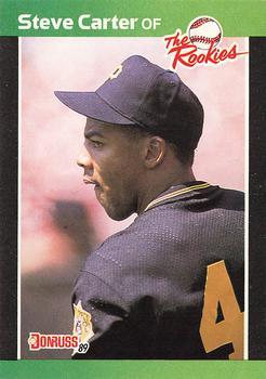 #8 Steve Carter - Pittsburgh Pirates - 1989 Donruss The Rookies Baseball