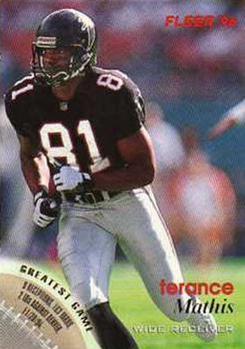 #8 Terance Mathis - Atlanta Falcons - 1996 Fleer Football