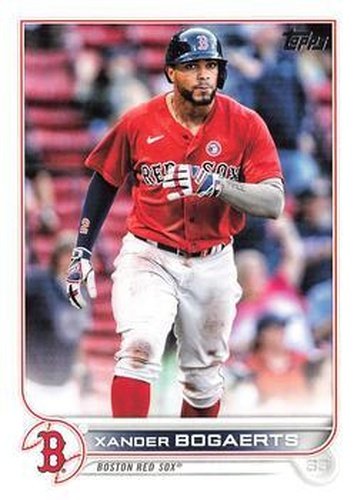 #8 Xander Bogaerts - Boston Red Sox - 2022 Topps Baseball