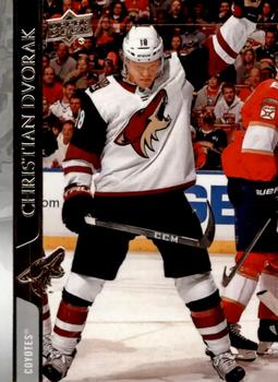 #8 Christian Dvorak - Arizona Coyotes - 2020-21 Upper Deck Hockey