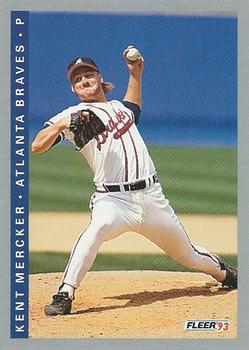 #8 Kent Mercker - Atlanta Braves - 1993 Fleer Baseball