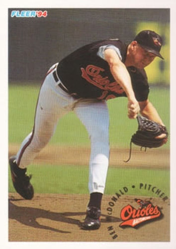 #8 Ben McDonald - Baltimore Orioles - 1994 Fleer Baseball