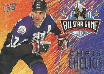 #8 Chris Chelios - Chicago Blackhawks - 1994-95 Ultra Hockey - All-Stars