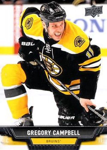 #8 Gregory Campbell - Boston Bruins - 2013-14 Upper Deck Hockey