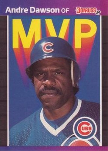 #BC-8 Andre Dawson - Chicago Cubs - 1989 Donruss Baseball - Bonus MVP's