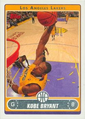 #8 Kobe Bryant - Los Angeles Lakers - 2006-07 Topps Basketball
