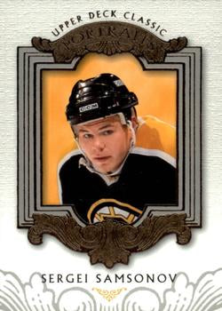 #8 Sergei Samsonov - Boston Bruins - 2003-04 Upper Deck Classic Portraits Hockey