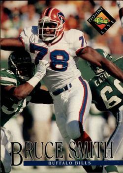 #8 Bruce Smith - Buffalo Bills - 1994 Pro Line Live Football