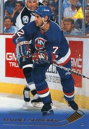 #28 Mathieu Schneider - New York Islanders - 1995-96 Pinnacle Hockey