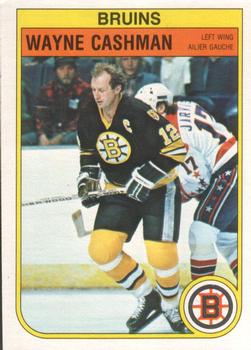 #8 Wayne Cashman - Boston Bruins - 1982-83 O-Pee-Chee Hockey