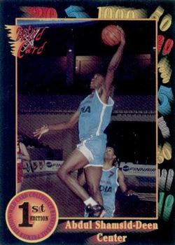 #8 Abdul Shamsid-Deen - Providence Friars - 1991-92 Wild Card Basketball