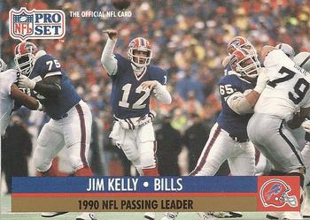 #8 Jim Kelly - Buffalo Bills - 1991 Pro Set Football