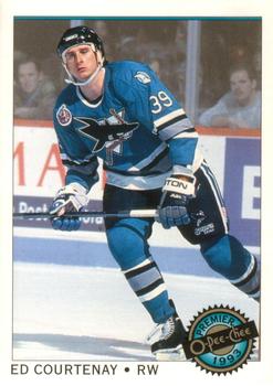 #8 Ed Courtenay - San Jose Sharks - 1992-93 O-Pee-Chee Premier Hockey