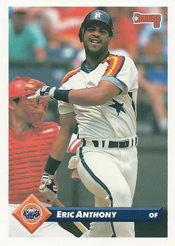 #8 Eric Anthony - Houston Astros - 1993 Donruss Baseball