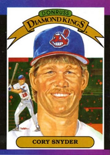 #8 Cory Snyder - Cleveland Indians - 1989 Donruss Baseball