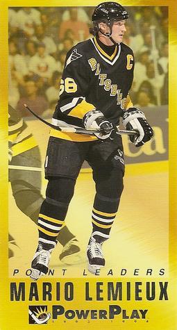 #8 Mario Lemieux - Pittsburgh Penguins - 1993-94 Fleer PowerPlay Hockey - Point Leaders