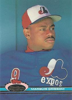 #8 Marquis Grissom - Montreal Expos - 1991 Stadium Club Baseball