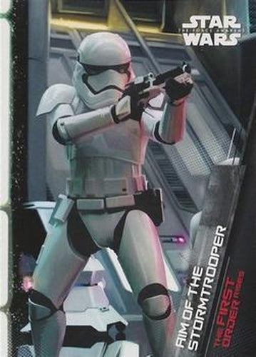 #8 Aim of the Stormtrooper - 2015 Topps Star Wars The Force Awakens - The First Order Rises
