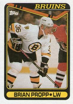 #8 Brian Propp - Boston Bruins - 1990-91 Topps Hockey