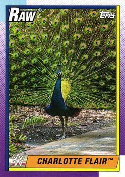 #8b Charlotte Flair - Peacock - 2021 Topps Heritage WWE Wrestling