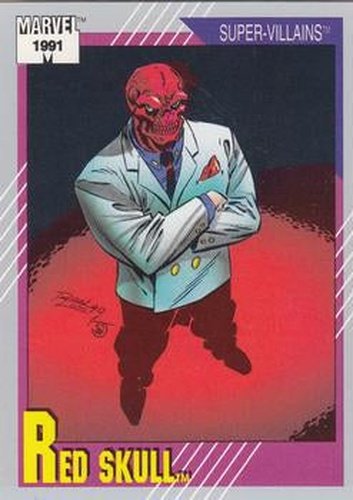 #90 Red Skull - 1991 Impel Marvel Universe Series II