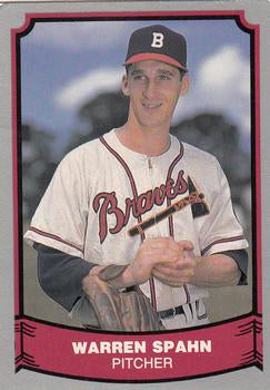 #109 Warren Spahn - Boston Braves - 1988 Pacific Legends I Baseball