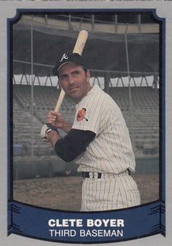 #13 Clete Boyer - Atlanta Braves - 1988 Pacific Legends I Baseball