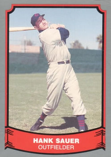 #23 Hank Sauer - Chicago Cubs - 1988 Pacific Legends I Baseball