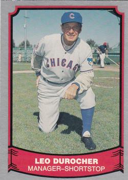 #27 Leo Durocher - Chicago Cubs - 1988 Pacific Legends I Baseball