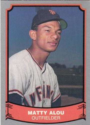 #37 Matty Alou - San Francisco Giants - 1988 Pacific Legends I Baseball