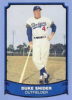 #55 Duke Snider - Los Angeles Dodgers - 1988 Pacific Legends I Baseball