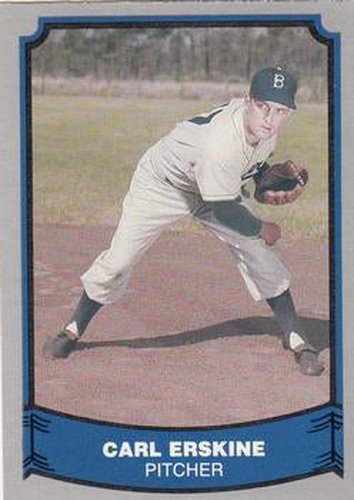 #75 Carl Erskine - Brooklyn Dodgers - 1988 Pacific Legends I Baseball