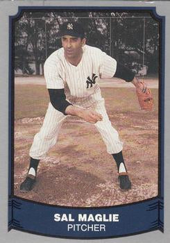 #85 Sal Maglie - New York Yankees - 1988 Pacific Legends I Baseball