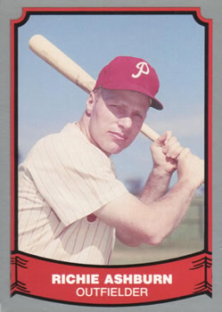 #8 Richie Ashburn - Philadelphia Phillies - 1988 Pacific Legends I Baseball