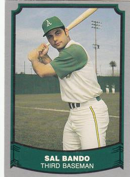 #99 Sal Bando - Oakland Athletics - 1988 Pacific Legends I Baseball