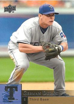 #905 German Duran - Texas Rangers - 2009 Upper Deck Baseball