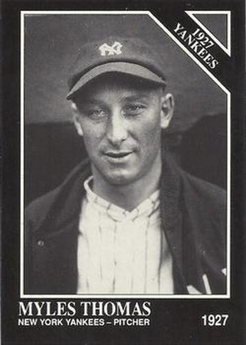 #106 Myles Thomas - New York Yankees - 1991 Conlon Collection TSN Baseball